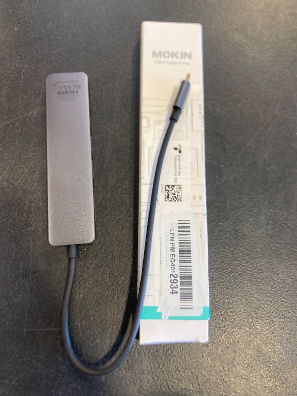 Photo 1 of USB C Hub HDMI Adapter for MacBook Pro/Air, MOKiN 7 in 1 USB C Dongle with HDMI, SD/TF Card Reader, USB C Data Port,100W PD, and 2 USB 3.0 Compatible for MacBook Pro/Air, Dell XPS, Lenovo Thinkpad.