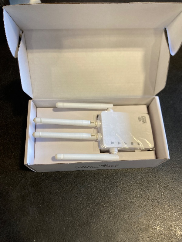 Photo 1 of WiFi Extender, WiFi Extender Signal Booster, WiFi Booster, Covers Up to 12880 Sq.ft and 105 Devices, Dual Band Wireless Repeater, WiFi Repeater, WiFi Extenders Signal Booster for Home