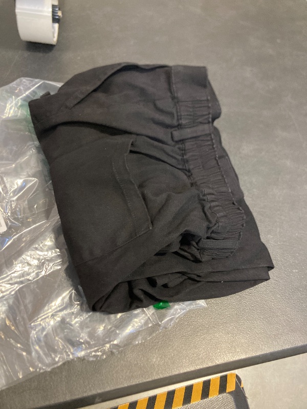 Photo 1 of Lepunuo Cargo Pants for Women High Waisted Casual Pants Baggy Stretchy Wide Leg Y2K Streetwear with 6 Pockets Black 3XL