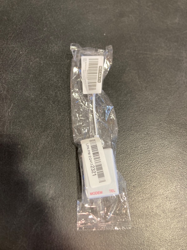 Photo 1 of NECABLES DSL Filter Splitter for Phone Line and Modem 6 Inductors Version RJ11 6P2C 1 Male to 2 Females White