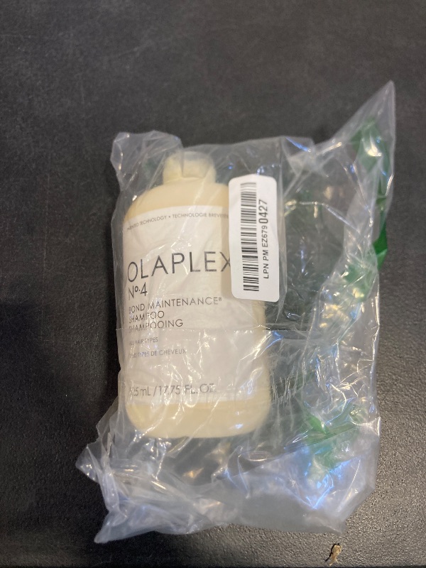 Photo 1 of Olaplex Nº.4 Bond Maintenance Shampoo, Repairs, Strengthens, & Nourishes All Hair Types, Adds Shine & Leaves Hair Feeling Soft, 17.75 fl oz