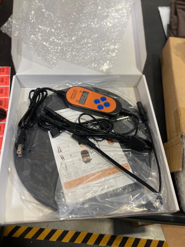 Photo 1 of 11.8 Inch Kombucha Heating Pad with Digital Temperature Control, Adjustable 45-113°F Temperature Range, 15W 120V Fermentation Heater with Timer for Plastic and Glass Carboy Fermentors(2 Pieces)