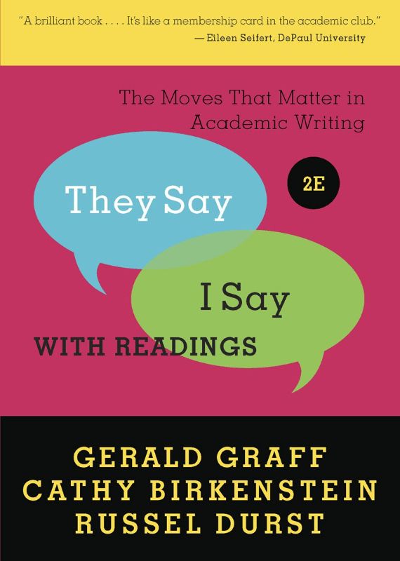 Photo 1 of "They Say / I Say": The Moves That Matter in Academic Writing with Readings Second Edition