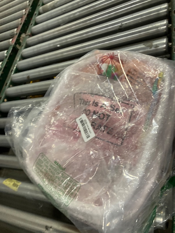 Photo 1 of 7 Pcs Small Cat Kitten Starter Kit Cat Litter Box with Shovel Paw Litter Mat Double Automatic Kitten Bowls Toy Teaser Stick Collar Essentials Kits for 1-3 Lbs Beginner(Stylish,Light Pink)