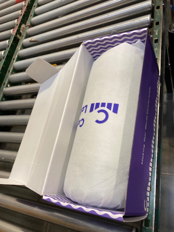 Photo 1 of C CUSHION LAB Deep Sleep Pillow, Patented Ergonomic Contour Design for Side & Back Sleepers, Orthopedic Cervical Shape Gently Cradles Head & Provides Neck Support & Shoulder Pain Relief - Calm Grey