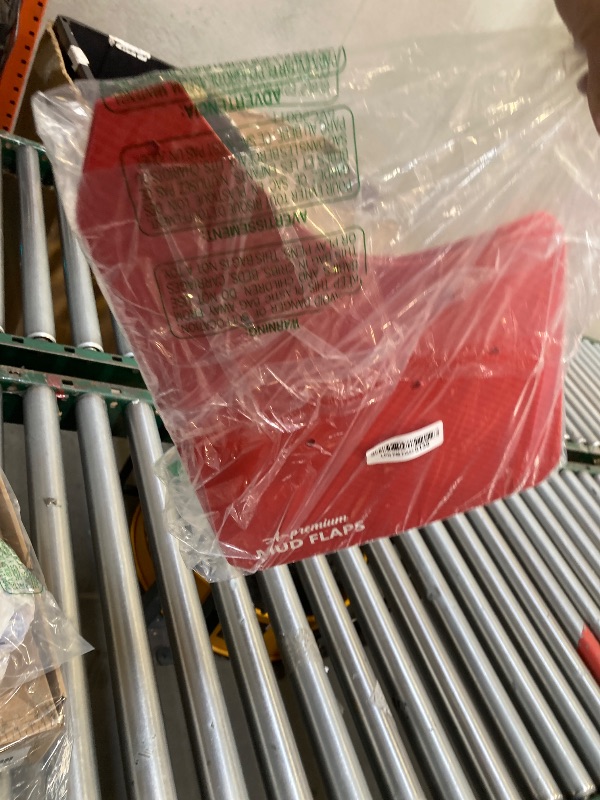 Photo 1 of A-Premium 4 Pcs Red Universal Splash Guards Mud Flaps Mudflaps Mudguard Fender Flares for Car Pickup Truck SUV with Hardware Front and Rear