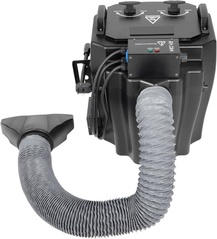 Photo 1 of 3500W Dry Ice Fog Machine, Low Lying Smoke Fog Machine with Tube and Large Nozzle Jumbo Smoke Machine for Indoor Outdoor Stage Wedding Party Club DJ Stage Dry Ice Effect Fogger Machine
