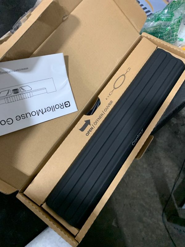 Photo 1 of Contour Design Rollermouse Go - Portable Wireless Roller Mouse for Carpal Tunnel Relief, Compact Mouse with Bluetooth & USB, Ambidextrous 5-Button Design, Lightweight Aluminum, Mac & PC Compatible