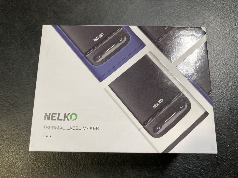 Photo 1 of Nelko Label Maker Machine with Tape, PM220 Bluetooth Label Printer, 2 Inch Portable Thermal Printer for Small Business, Address, Logo, Clothing, Sticker Printer for iOS, Android & PC, White