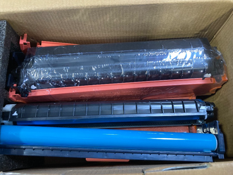 Photo 1 of 206A Toner Cartridge,with Chip Compatible Replacement for HP 206X 206 A W2110A for HP Color Laserjet pro MFP M283fdw M283cdw Pro M255dw M283 M255 Printer,Black Cyan Yellow Magenta 4 Pack
