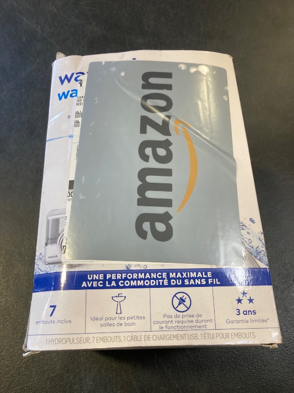 Photo 1 of Waterpik ION Professional Water Flosser, Rechargeable and Portable for Teeth, Gums, Braces, 10 Settings, 7 Flossing Tips For Multiple Users And Needs, ADA Accepted, WF-12 White, Packaging May Vary