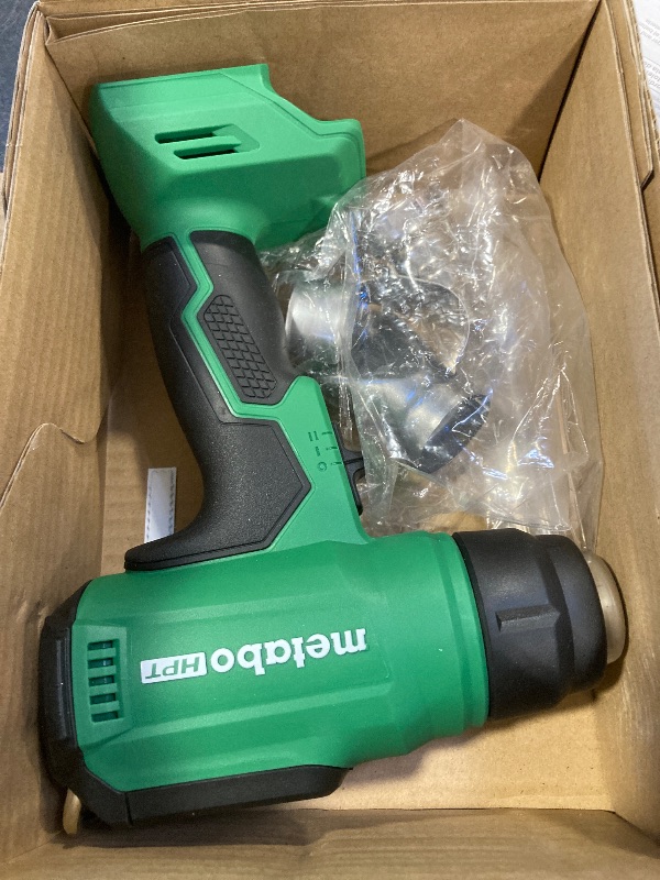 Photo 1 of Metabo HPT 18V MultiVolt Cordless Heat Gun, Adjustable Heat Settings, Illuminated LCD Display, Compact and Lightweight, Ergonomic Design, Pro Tool Innovation Award Winner, RH18DAQ4