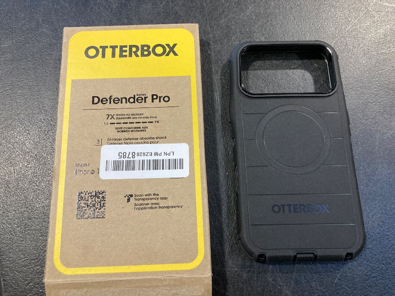 Photo 1 of OtterBox iPhone 17 Pro Max Defender Pro Series Case - Black