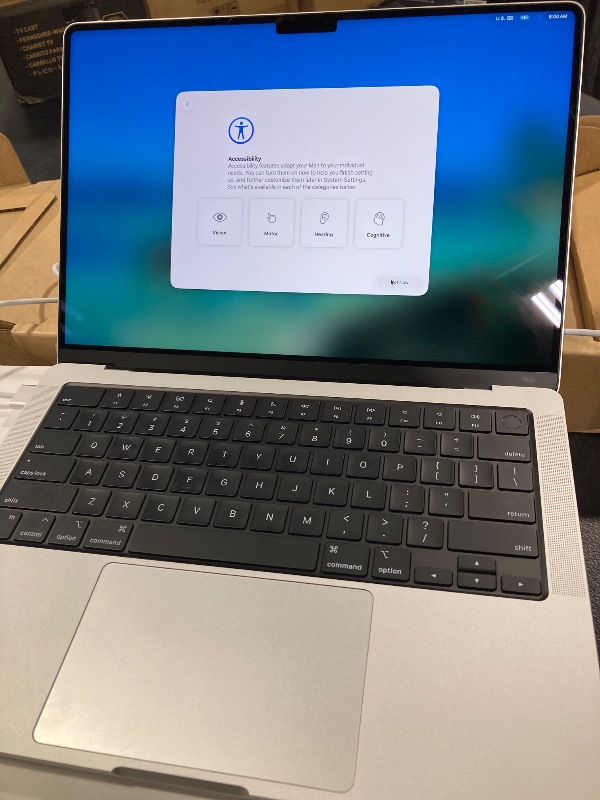 Photo 1 of 2021 Apple MacBook Pro (14-inch, M1 Pro chip with 10?core CPU and 16?core GPU, 16GB RAM, 1TB SSD) - Silver