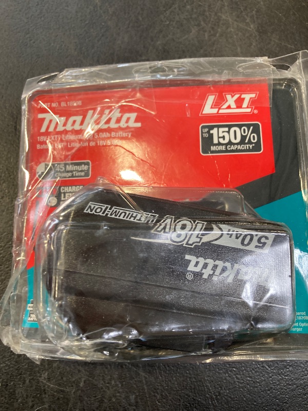 Photo 1 of Makita BL1850B 18V LXT® Lithium-Ion 5.0Ah Battery