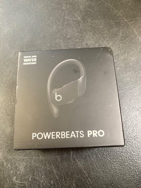 Photo 1 of Powerbeats Pro Wireless Earphones - Apple H1 Headphone Chip, Class 1 Bluetooth, 9 Hours of Listening Time, Sweat Resistant Earbuds, Built-in Microphone - Black