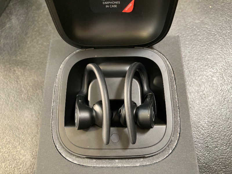 Photo 1 of Powerbeats Pro Wireless Earphones - Apple H1 Headphone Chip, Class 1 Bluetooth, 9 Hours of Listening Time, Sweat Resistant Earbuds, Built-in Microphone - Black