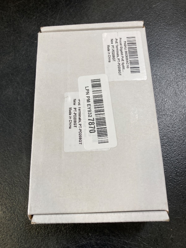 Photo 1 of Procet Gigabit PoE Splitter 12V/24V DC 25W, IEEE802.3af/at Compliant Power Adapter, IP40, Work Temp -40F to 149F, 6KV Surge Protection, for Non-PoE Terminals, PT-PD208GT
