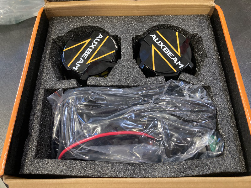 Photo 1 of Auxbeam V-Ultra Series 3" 108W Side Shooter LED Pods with Amber DRL 3 Modes & Light Covers 270 Degree Wide Range 12800LM Round Offroad Driving Light Bar for Truck Jeep ATV UTV, Pair
