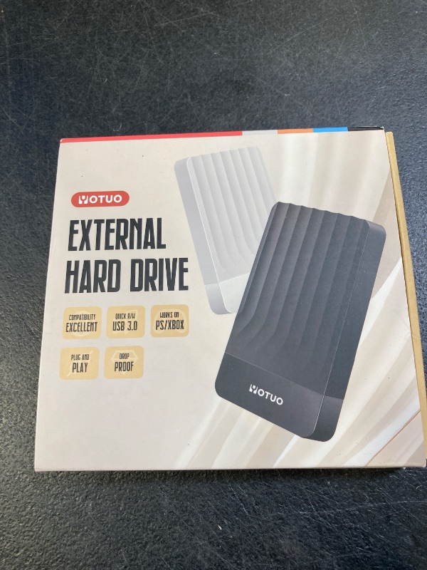 Photo 1 of YOTUO Portable External Hard Drive Storage Expansion Mobile HDD USB 3.0 USB-C for PC, Mac, Desktop, Laptop, PS4, PS5, Xbox One X/S, Xbox 360, Xbox Series X/S, Office & Game (Black, 1TB)