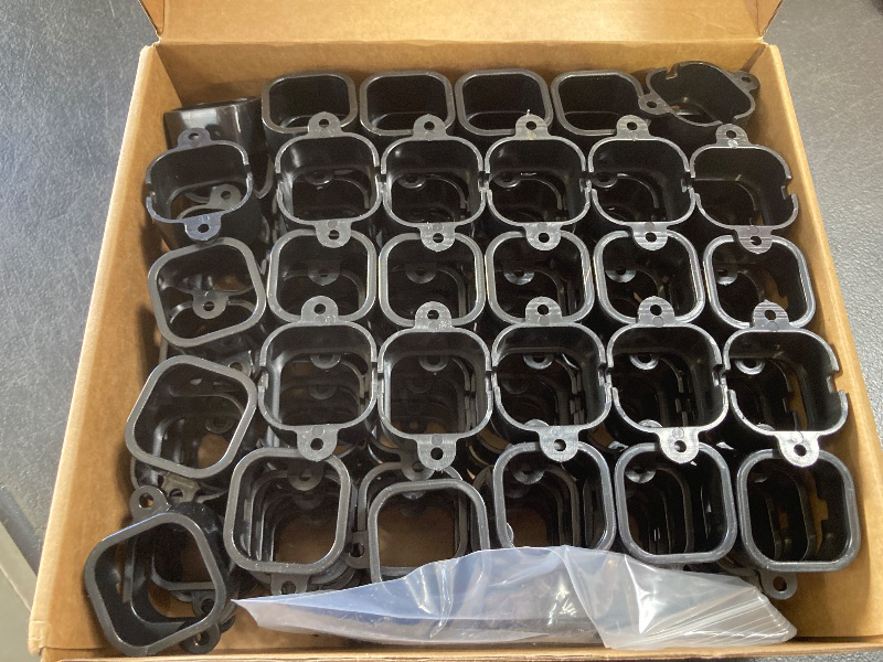 Photo 1 of 120 PCS Mounting Brackets for Govee Pro Outdoor Lights, Light Clips for Govee Outdoor Lights H706, Install Firmly, Replace 3M Glue, for Govee Pro Permanent Outdoor Lights Extension