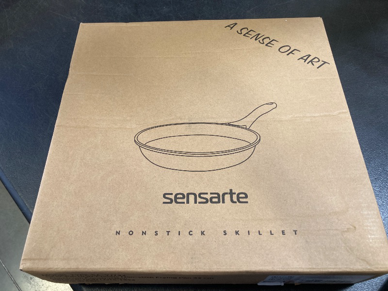 Photo 1 of SENSARTE 12.5 Inch Nonstick Frying Pan Skillet, Swiss Granite Coating Omelette Pan, Healthy Stone Cookware, PFOA Free