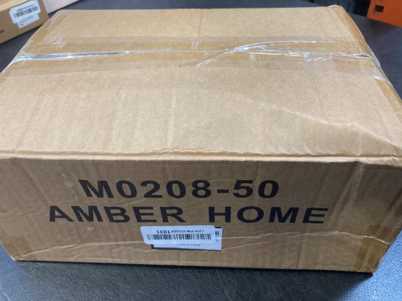 Photo 1 of Amber Home 50 Pack Metal Pants Hangers with Clips, Heavy Duty Metal Skirt Hangers with 2-Adjustable Clips, Bottom Hangers for Shorts, Jeans, Trousers (50)