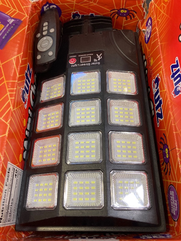 Photo 1 of Aqraou Solar Lights Outdoor for Outside, IP66 Waterproof Solar Street Lights Outdoor with Motion Sensor & Dusk to Dawn, 6500K Security Flood Light for Yard Garden with Remote Control - 4PACK