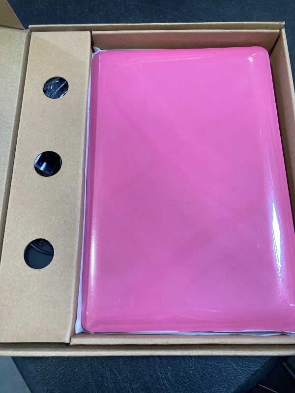 Photo 1 of Laptop Computer Mini 10 Inch Quad Core Powered by Android 12 Netbook 64GB Small Computer with WiFi Webcam Bluetooth,Charger Mouse Included,Suitable for Children and Students, 4 Color Options (Pink)