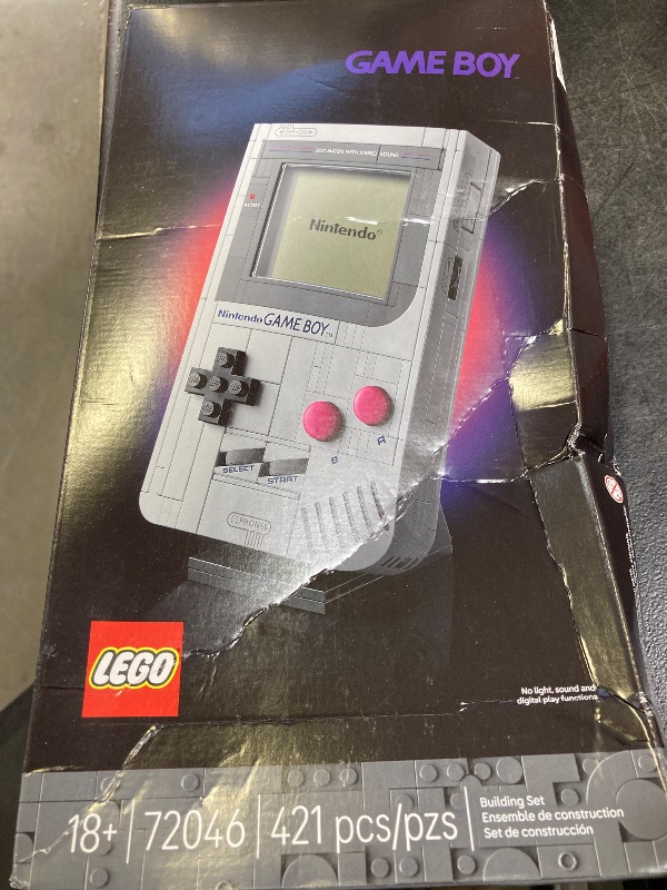 Photo 1 of LEGO Super Mario Game Boy - Retro Building Sets for Adults, Ages 18+ - Collectible Model with Game Paks and Display Stand - Birthday Gifts for Men & Women - 72046