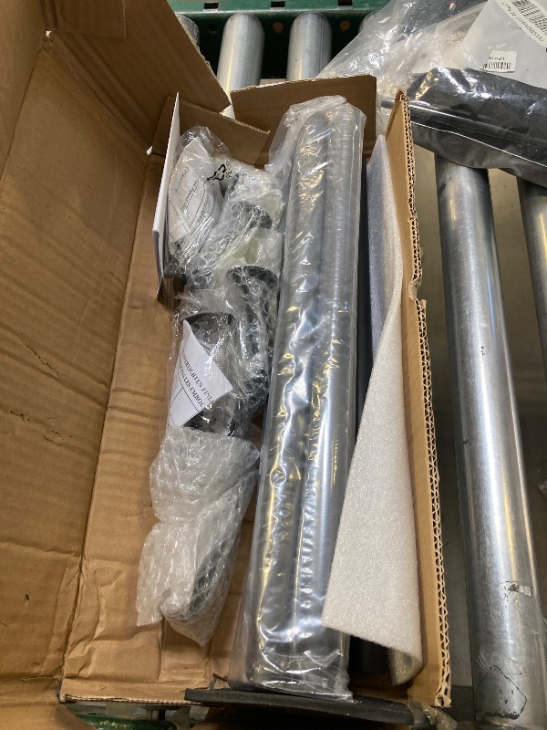 Photo 1 of 2 Pack 1Inch Diameter Wrap Around Curtain Rods for windows 28-56 inch(2.3-4.6Ft), Splicing Adjustable Room Darking Drapery Rod with Aluminum Finials and Brackets,Matte Black