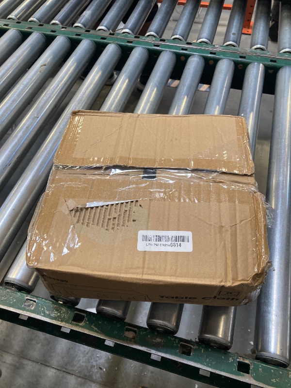 Photo 1 of Pureegg Rectangle Table Cloth 60" x 84" – 8 Packs, Durable Polyester Tablecloth Offers Reusable & Washable Protection, Ideal for Outdoor Party, Picnic, Wedding, Banquet and Birthday, Black