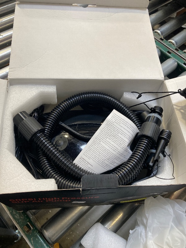 Photo 1 of 50PSI Paddle Board Pump Electric Portable, 10000mAh Sup Pump with Auto-Off,9 Modes Paddleboard Pump for Stand Up Paddle Board/Car/Kayak/Motorcycle/Bicycle (Rechargeable) (Rechargeable)