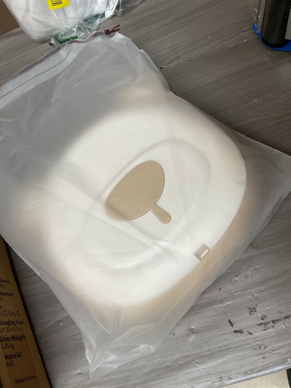 Photo 1 of AKIMRABY Travel Potty Seat for Toddler?Foldable Car Potty for Toddler, Portable Toilet Seat for Kids with Potty Liners, Absorbent Pads, Portable Potty Seat for Toddler Travel, Camping And Outdoor Use