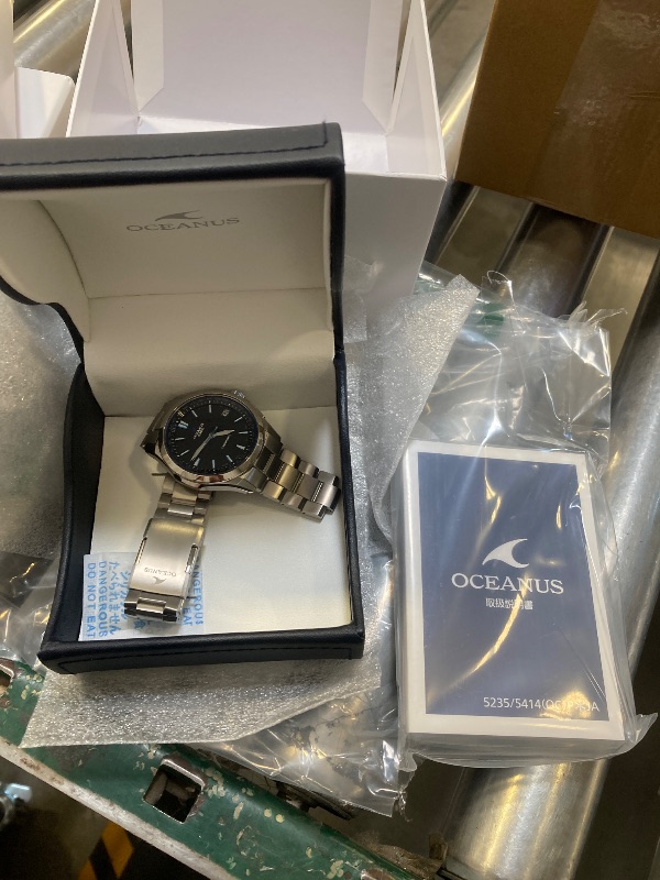 Photo 1 of CASIO Oceanus Men’s Solar Radio-controlled Watch OCW-S100-1AJF