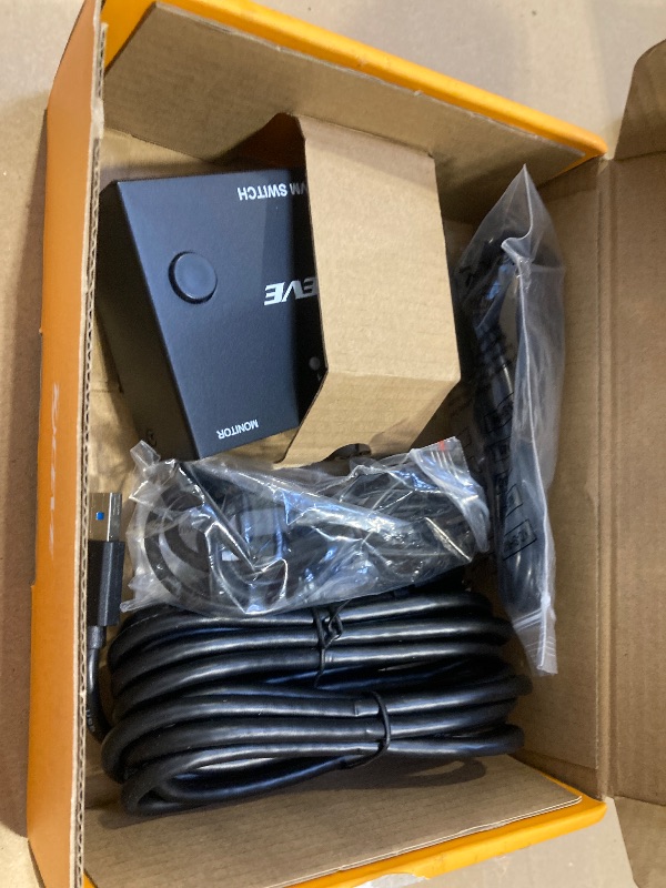 Photo 1 of 8K USB 3.0 Displayport KVM Switch 2 Monitors 2 Computers 8K@30Hz 4K@144Hz,MLEEDA Dual Monitor Displayport 1.4 KVM Switches with 4 USB 3.0 Port for USB Device,Wired Remote and USB Cables Included