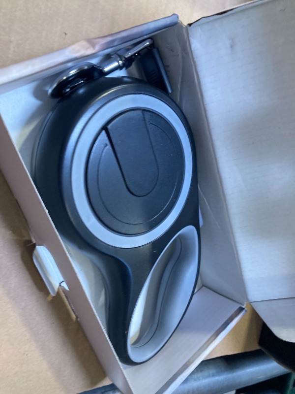 Photo 1 of 26Ft Retractable Dog Leash, Heavy Duty Great Leash for Dog up to 110 lbs, Anti-Slip Rubberized Handle, One-Handed Brake, Strong Nylon Tape, Tangle Free(Large Size).