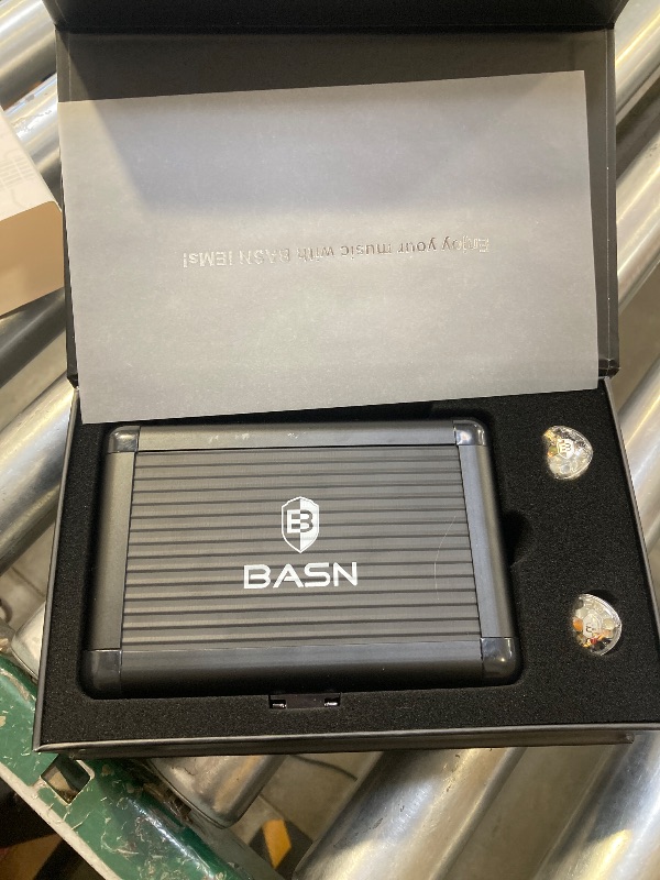 Photo 1 of BASN ASONE 14.2mm Planar Driver in-Ear Monitors Earphone with Two Detachable MMCX Cables for Musicians Drummers Bass Players Singers(Clear)