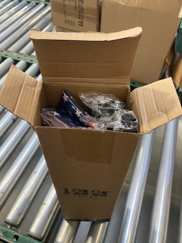 Photo 1 of 10L0L Golf Cart Flag Holder and Flag Pole Mount Kit Universal for Yamaha EZGO Club Car, Heavy Duty Bracket for Golf Cart, Golf Push Cart with USA Flags-12Inch×18Inch