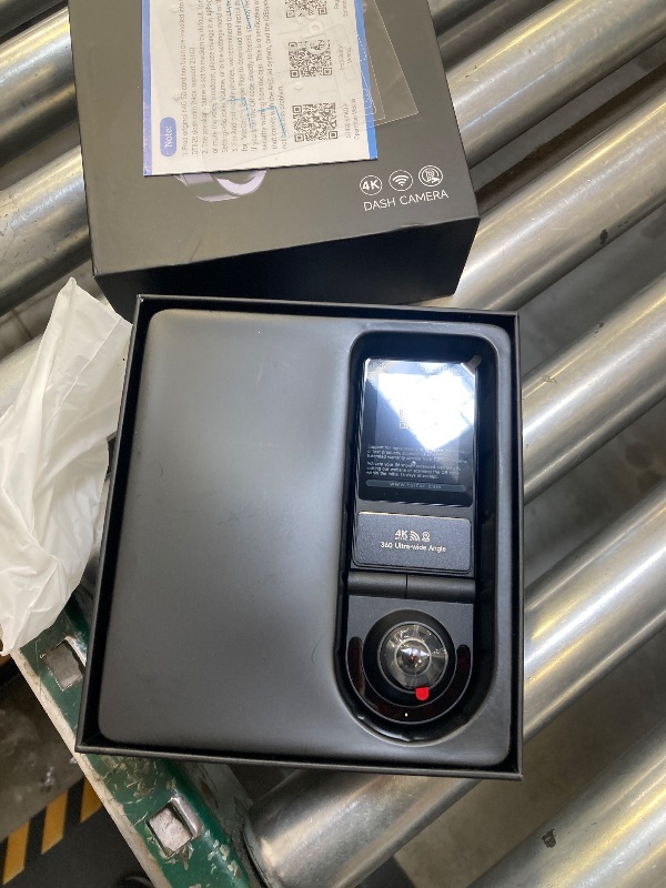 Photo 1 of 4K Dash Cam Front and Inside, 360 Camera for Car 2-Channel Dashcam 160°+185° Ultra Wide Angle, 4K/2.5K WDR, IR Night Vision, WiFi & APP Control, GPS, G-Sensor, 64GB Card, GT820 Black