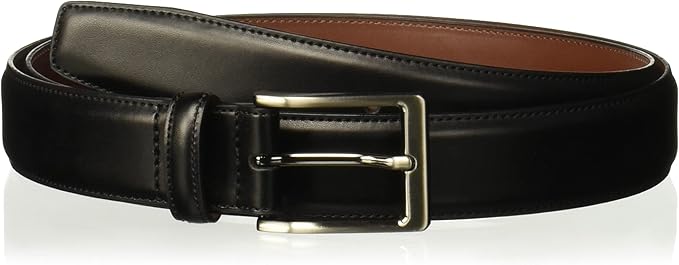 Photo 1 of Dress Belt Leather, Stitched Edges, Metallic Buckle 36”