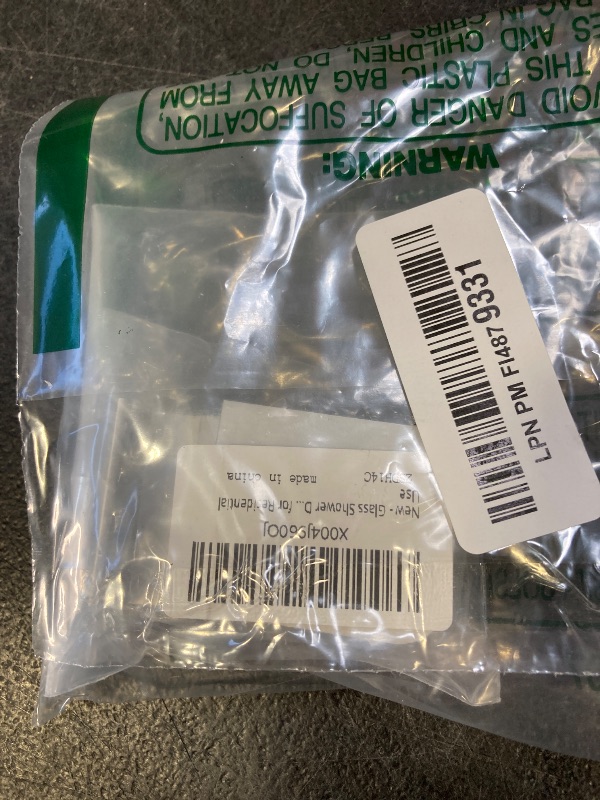 Photo 1 of 2Pack Glass Shower Door Hinges, Aluminum Mini Hinge Fit for 1/4 Inch Thick Frame-Less Glass Doors, Chrome Finish Hinges for Residential Use Shower Doors Hardware Parts