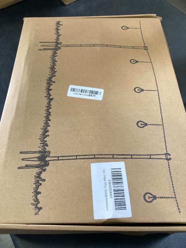 Photo 1 of 4 Pack String Light Poles for Outside, Thickened Metal Lights Hanger Pole Outdoor with Fork, Lighting Hanging Post Accessories for Patio Décor Garden Backyard Yard Front Porch Outside Decorations