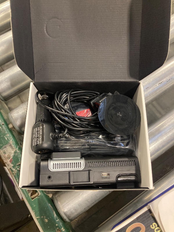 Photo 1 of 3 Channel 5G WiFi Dash Cam, 4K+1080P+1080P Dash Cam Front and Rear Inside with 64GB Card, 3.16” IPS Screen, G-Sensor, Loop Recording, Parking Monitor, 170° Wide Angle, IR Night Vision, WDR, Silver