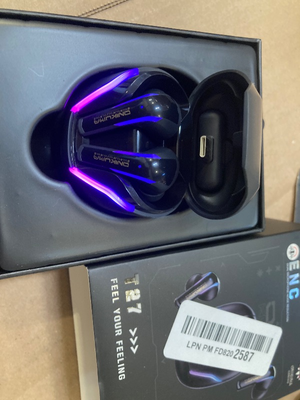 Photo 1 of 2.4G Wireless Gaming Earbuds with ENC Mic, 20ms Low-Latency for PS5/4, Meta Quest 3/3S/2, 2.4GHz Bluetooth Dual-Mode Headphones for Phone, Pad, Laptop, Steam Deck, Switch, PC, VR(with USB-C Dongle)