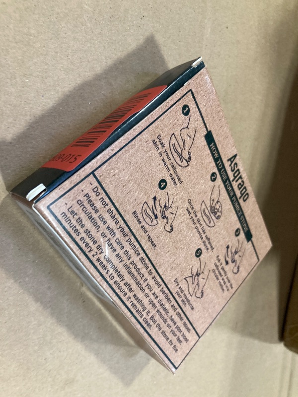 Photo 1 of 2PCS Natural Pumice Stone, Asqraqo Lava Pedicure Tools Hard Skin Callus Remover for Feet and Hands - Foot File Exfoliation to Remove Dead Skin, and Callusess