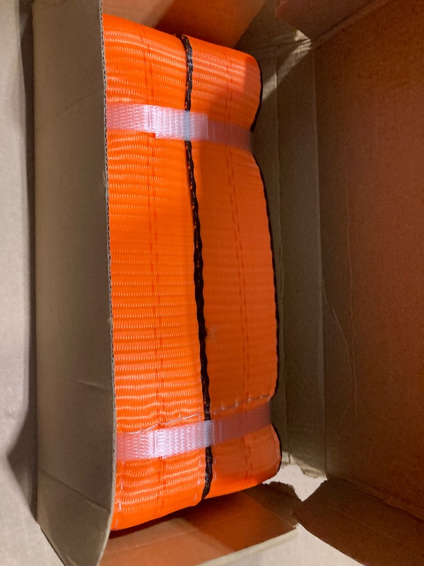 Photo 1 of 2 Pack 2”x7FT Supper Sturdy Lift Sling Straps, 18800 Pound Capacity Heavy Duty Eye-Eye Nylon Strap for Hoist, 2-Ply Polyester Rigging Straps, Tree Saver Recovery Straps Web Sling Winch