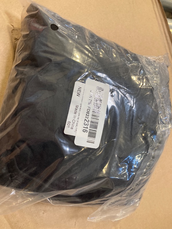 Photo 1 of 1pc   BDDC Table Covers for 6 Foot Tables, Black Washable and Wrinkle Resistant Stretch Tablecloths Rectangle 6ft for Events, Wedding, Banquets, Parties