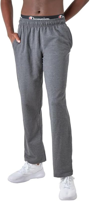 Photo 1 of Champion Men's Sweatpants, Fleece, Open-Bottom Sweatpants size  s
