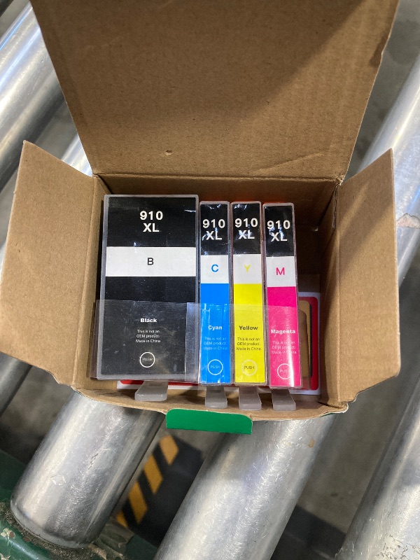 Photo 1 of Acaves 910XL Ink Cartridges for HP Printers Compatible with HP 910 Ink Cartridges Combo Pack 910 XL Ink 910XL Black and Color Combo Pack Use with OfficeJet 8020 8025 8035 Printers (4 Pack)